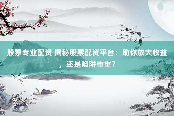股票专业配资 揭秘股票配资平台：助你放大收益，还是陷阱重重？